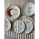 Modern Picasso face dinnerware set, Stoneware dinner side snack plates,  Salad pasta soup bowls, Serving tableware, Ceramic Art by Manya
Seller details