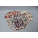 Kilim Supla, Dining Accessory, Table, Red Coaster, Rug Placemat, Table Decor Placemat, Antique Rug Placemat,