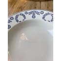 Luneville earthenware soup plates from 1890