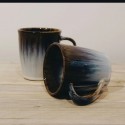 Ceramic earthenware handle cup handmade