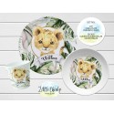 Lion Children's Plate set, Lion Safari Personalized Plate, Cup, Melamine Plate, Birthday Gift, First Birthday, Baby Gift, Christmas Gift
Seller details