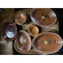 Vintage, Mexican, pottery dishes