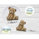 Teddy Bear Children's Plate set, Watercolor Teddy Bear Children's Personalized Melamine Plate Set, Birthday Gift, Baptism Gift
Seller details