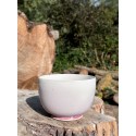 Handmade ceramic noodles bowl | 9.5H x 13W cm | Blushing Roseate Ombre Tableware Collection