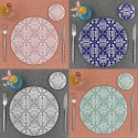 Melamine round placemat coaster sets - Jubilee crown orb pattern
Seller details