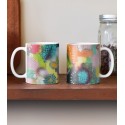 Coffee mug with handle, cheerful, colorful, abstract design, dishwasher safe, limited edition
Seller details