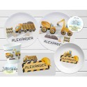 Construction Vehicles Children's Plate set, Personalized Plate, Cup, Melamine Plate, Baptism Gift, Birthday Gift, First Birthday, Baby Gift
Seller details