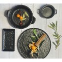 Black Slate-Texture Porcelain Dinnerware | Rock-Pattern Semi-Matte Plates | Slate-Looking Ceramic Crockery | Minimalist Gourmet Plates
Seller details