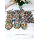Hand-Painted Talavera Dinnerware Set | 13-Piece Mexican Pottery Collection