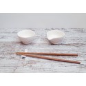 Handmade ceramic sushi tableware, Sushi plate and bowl, ceramic tray