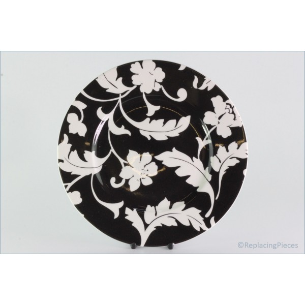 Marks & Spencer - Black Damask - 8 5/8" Salad Plate (Black)