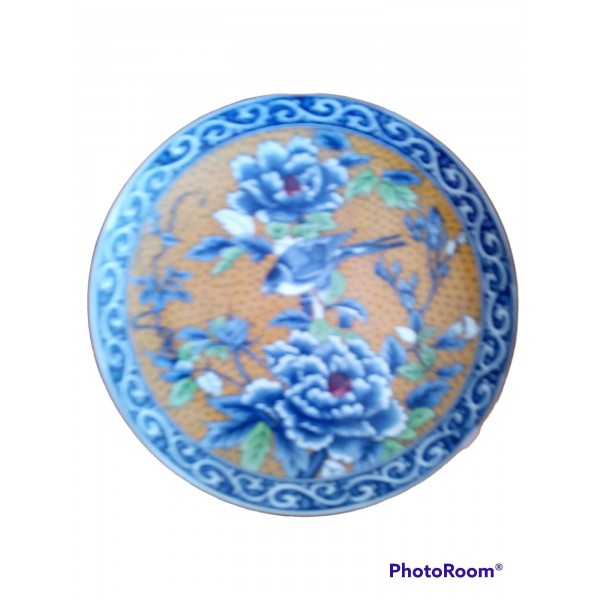 Two beautiful hand painted plates