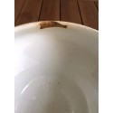 Old earthenware tureen on foot stamped Amandinoise St Amand Model "Muguet"