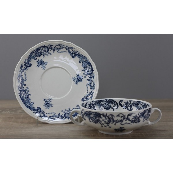 Villeroy & Boch Valeria BLAU Suppentasse m. Unterteller/Untertasse Ø 16,5 cm
Seller details