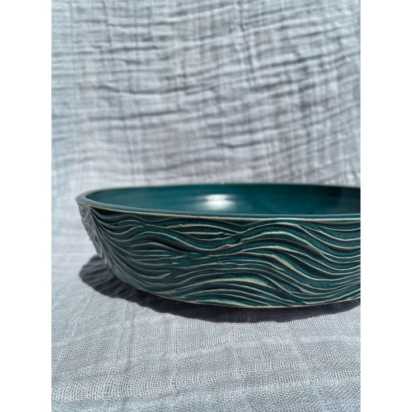 Wavy Textured Deep Plate