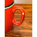 Set of 11 pieces - crockery Zell am Harmersbach series Anuschka I ceramic I ceramic mug, punch bowl 70s, Fat Lava