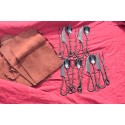 Hand Forged Medieval Cutlery Set with Suede Pouch- Historical Elegance for Your Table. Set of 5
Seller details