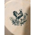 Old earthenware tureen on foot stamped Amandinoise St Amand Model "Muguet"