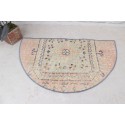 Non Slip Shoe Mat, Outdoor Mat, Personalized Gift, Rug Doormat, 19x24 Half Round Doormat, Semicircle Entrance Doormat, Turkish Doormat,