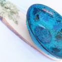 Handmade Turquoise Ceramic Bowls, that add the difference to modern life with traditional design, Ramen bowl, Salad Plate, Mother's day gift