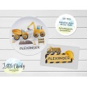 Construction Vehicles Children's Plate set, Personalized Plate, Cup, Melamine Plate, Baptism Gift, Birthday Gift, First Birthday, Baby Gift
Seller details