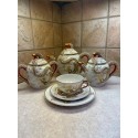 Japanese Nippon Moriage Dragonware Tea and Dinner Set