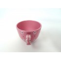 Gmundner Keramik Porcelain Austria 4 Pink Enamel Flowers 2 5/8" Cup & Saucer Set
Seller details