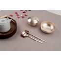 Korean Premium Bronzeware BANGJJA YUGI  Cutlery Spoon Chopsticks Set Handmade 한국 유기 숟가락 젓가락 세트