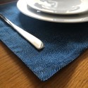 Set de table en coton japonais, doublé