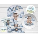 Airplane Bear Children's Plate set, Teddy Bear Personalized Plate, Cup, Melamine Plate, Birthday Gift, First Birthday, Baby Gift
Seller details