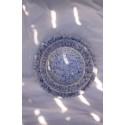 6-piece ceramic tableware set "Sky" in blue and white