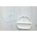 Marble White 6-PIECE Toddler/Baby led Weaning/Feeding set/Kids Tableware set