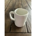 Rae Dunn Morning Coffee Mug Oddly Shaped Ceramic Cup 16 oz